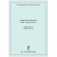 Taban, P.: Solosonate im früh-modernen Stil Nr. 1 Op. 10/6 