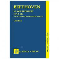 Beethoven, L. v.: Klavierkonzert Op. 61a – nach dem Violinkonzert Op. 61 