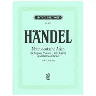 Händel. G. F.: 9 Deutsche Arien HWV 202-210 