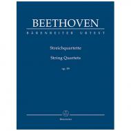Beethoven, L. v.: Streichquartette Op. 59 