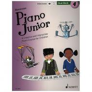 Heumann, H.-G.: Piano Junior – 4 Duet Book (+Online Audio) 