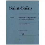 Saint-Saëns, C.: Sonate Op. 123/2 F-Dur 