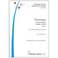 Jacquet de La Guerre, E.: Triosonaten Bd. 1 