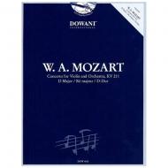 Mozart, W. A.: Violinkonzert Nr. 2 D-Dur KV 211 (+2 CDs) 