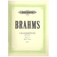 Brahms, J.: 4 Klavierstücke Op. 119 