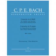 Bach, C. Ph. E.: Cembalokonzert BWV 1052a d-Moll 