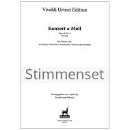 Vivaldi, A.: Violinkonzert Op. 3/6 RV 356 a-Moll – Stimmenset 
