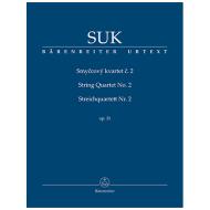 Suk, J.: Streichquartett Nr. 2 Op. 31 