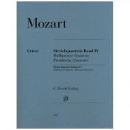 Mozart, W. A.: Streichquartette Band IV – Stimmen 