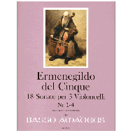 Del Cinque, E.: 18 Sonate - Band I ( Sonaten 1-4 ) 