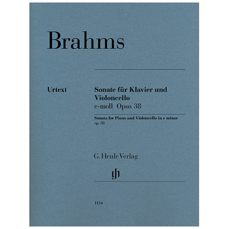 Sonate Für Klavier Und Violoncello E-Moll Op. 38 Von Johannes Brahms | Im Stretta Noten Shop Kaufen