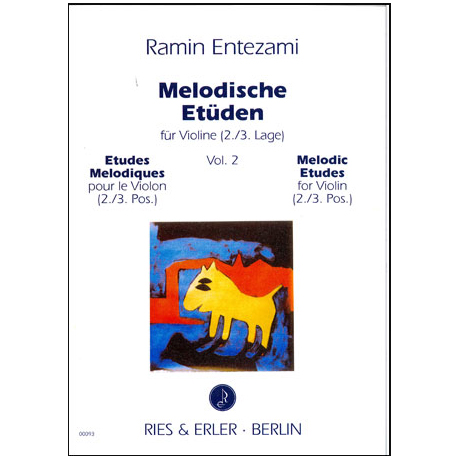 Entezami, R: Melodische Etüden für Violine Band 2 | PAGANINO