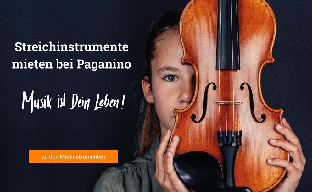 Streichinstrumente mieten bei Paganino >
