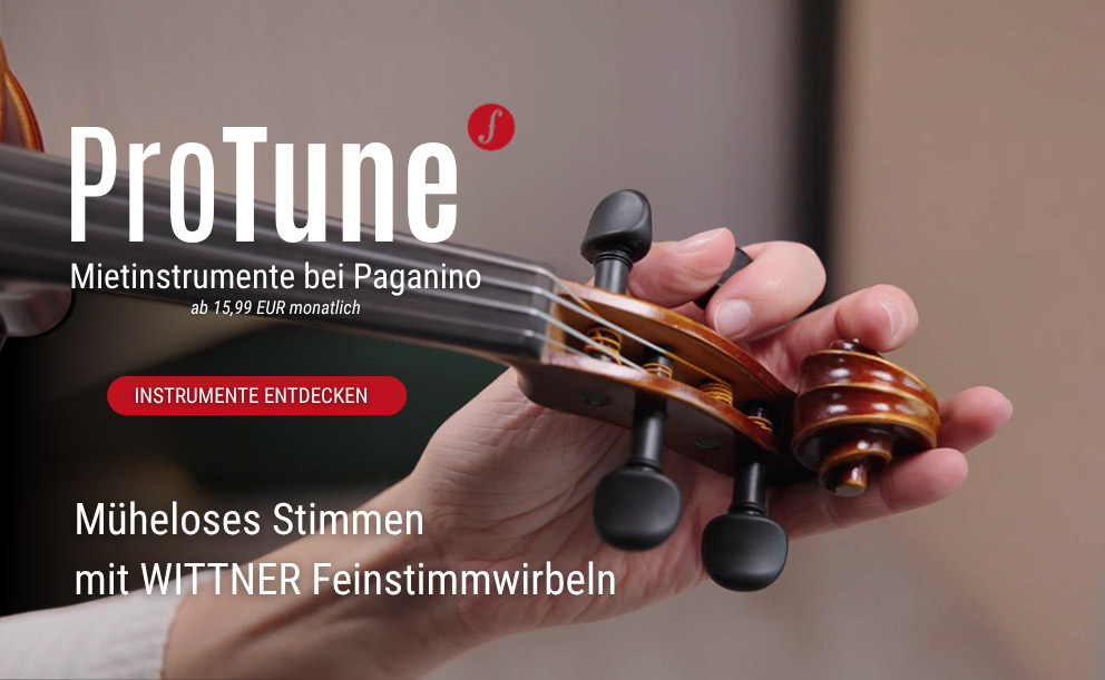 Mietinstrumente bei Paganino >