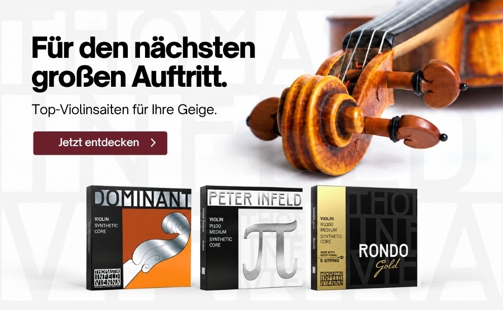 Top-Violinsaiten von Thomastik bei Paganino >